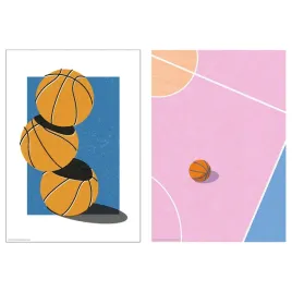 ikea-bild-plakat-gra-w-koszykowke-21x30-cm-niebieski