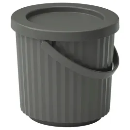ikea-dammang-kosz-z-pokrywka-ciemnoszary-8-l