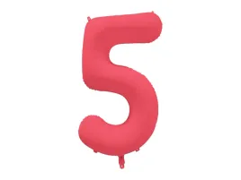 balon-foliowy-cyfra-5-neonowy-czerwony-86-cm-1-szt