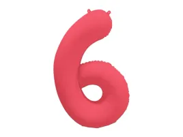 balon-foliowy-cyfra-6-neonowy-czerwony-86-cm-1-szt