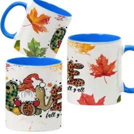 kubek-330ml-niebieski-jesienne-wzory-dynie-cozy-fall-pumpkin-spice