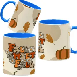 kubek-330ml-niebieski-jesienne-wzory-dynie-cozy-fall-pumpkin-spice