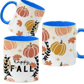 kubek-330ml-niebieski-jesienne-wzory-dynie-cozy-fall-pumpkin-spice