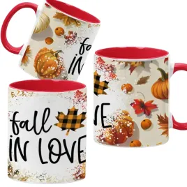 kubek-330ml-czerwony-jesienne-wzory-dynie-cozy-fall-pumpkin-spice