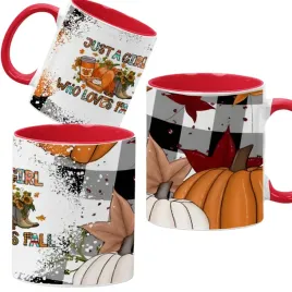 kubek-330ml-czerwony-jesienne-wzory-dynie-cozy-fall-pumpkin-spice