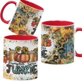 kubek-330ml-czerwony-jesienne-wzory-dynie-cozy-fall-pumpkin-spice