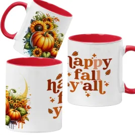 kubek-330ml-czerwony-jesienne-wzory-dynie-cozy-fall-pumpkin-spice