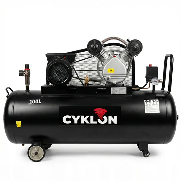Kompresor sprężarka 100L V2 12bar HORNET Wzmocniony Wydajny Mocny NEW***
