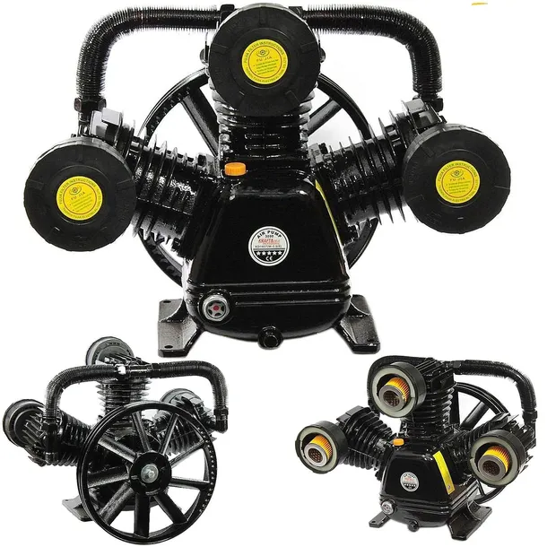 KOMPRESOR SPRĘŻARKA POWIETRZA POMPA 7,5KW 3TŁOKI 8BAR 3090