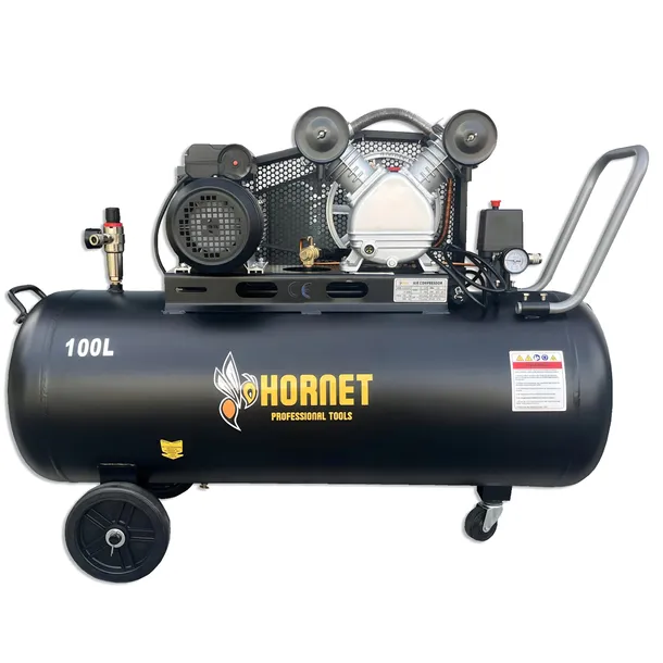 Kompresor sprężarka 100L V2 12bar HORNET Wzmocniony Wydajny Mocny NEW***