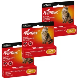 fiprex-krople-na-pchly-kleszcze-dla-kota-3x07ml-ochrona-na-90-dni