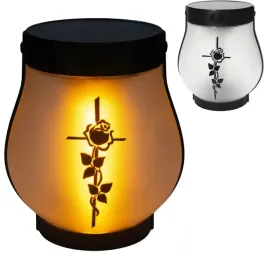 znicz-solarny-led-lampion-na-grob-statuetka-na-cmentarz-roza-krzyz-nagrobny
