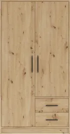 szafa-uchylna-meblar-smart-100-cm-dab-artisan-dwudrzwiowa-2-szuflady