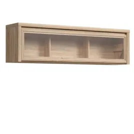witryna-wiszaca-black-red-white-kaspian-144x40-cm-1-drzwi-dab-sonoma