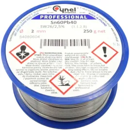 cyna-lutownicza-lc60-sw26-sn60pb40-2mm-250g-025kg-cynel-professional-pol