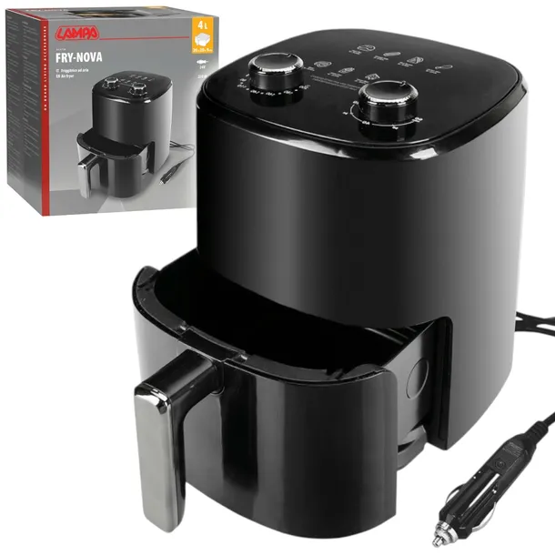FRYTKOWNICA BEZTŁUSZCZOWA AIR FRYER FRY-NOVA 4L 24V 250W 0-200st do TIRa