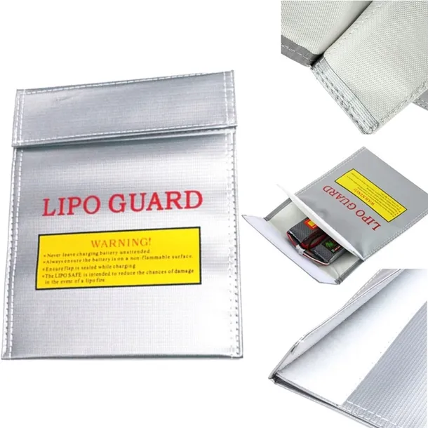 POKROWIEC NA AKUMULATORY BATERIE Lipo Guard Safe 18x23cm torba ochronna