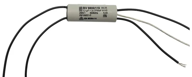 Kondensator filtrujący 0,1uF 2x0,0027uF KSPpz-10