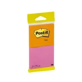 post-it-karteczki-samoprzylepne-pomaranczowe-i-rozowe-2-bloczki