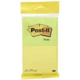post-it-karteczki-neonowe-zolte-i-zielone-76x635mm-bloczek-samoprzylepny