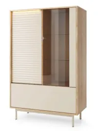 witryna-komoda-kaszmir-dab-olejowany-100cm-led-tilia-01dl