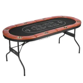 stol-do-pokera-brazowy-skladany-8-graczy-183-cm-z-uchwytami-na-kubki