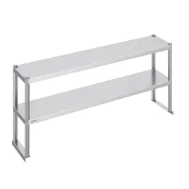 stol-roboczy-dwupoziomowy-1524x305mm-regulowane-polki-ze-stali-nierdzewnej