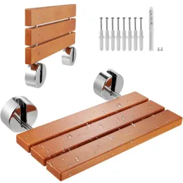 siedzisko-prysznicowe-skladane-teak-scienne-200-kg-wytrzymale-bezpieczne