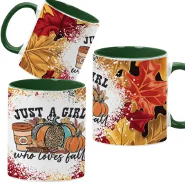 kubek-ciemno-zielony-jesienne-wzory-dynie-cozy-fall-pumpkin-spice