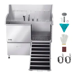wanna-groomerska-127-cm-stal-304-rampa-antyposlizgowa-szafka-drzwi-prawe