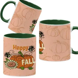 kubek-ciemno-zielony-jesienne-wzory-dynie-cozy-fall-pumpkin-spice