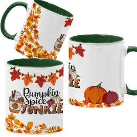 kubek-ciemno-zielony-jesienne-wzory-dynie-cozy-fall-pumpkin-spice