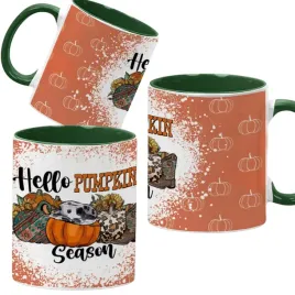 kubek-ciemno-zielony-jesienne-wzory-dynie-cozy-fall-pumpkin-spice