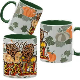 kubek-ciemno-zielony-jesienne-wzory-dynie-cozy-fall-pumpkin-spice