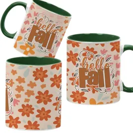 kubek-ciemno-zielony-jesienne-wzory-dynie-cozy-fall-pumpkin-spice