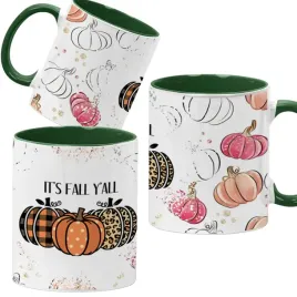 kubek-ciemno-zielony-jesienne-wzory-dynie-cozy-fall-pumpkin-spice