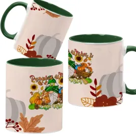 kubek-ciemno-zielony-jesienne-wzory-dynie-cozy-fall-pumpkin-spice