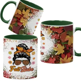 kubek-ciemno-zielony-jesienne-wzory-dynie-cozy-fall-pumpkin-spice