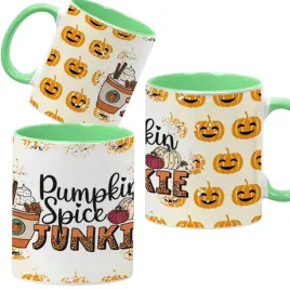 kubek-ceramiczny-330ml-zielony-jesienne-wzory-dynie-cozy-fall-pumpkin-spice