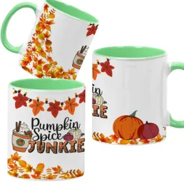 kubek-ceramiczny-330ml-zielony-jesienne-wzory-dynie-cozy-fall-pumpkin-spice