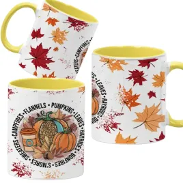 kubek-ceramiczny-330ml-zolty-jesienne-wzory-dynie-cozy-fall-pumpkin-spice
