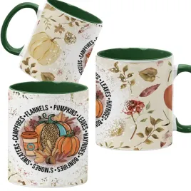 kubek-ciemno-zielony-jesienne-wzory-dynie-cozy-fall-pumpkin-spice