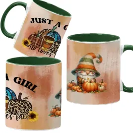 kubek-ciemno-zielony-jesienne-wzory-dynie-cozy-fall-pumpkin-spice