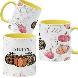 kubek-ceramiczny-330ml-zolty-jesienne-wzory-dynie-cozy-fall-pumpkin-spice