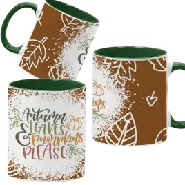 kubek-ciemno-zielony-jesienne-wzory-dynie-cozy-fall-pumpkin-spice