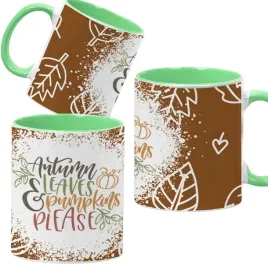 kubek-ceramiczny-330ml-zielony-jesienne-wzory-dynie-cozy-fall-pumpkin-spice