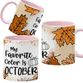 kubek-ceramiczny-330ml-rozowy-jesienne-wzory-dynie-cozy-fall-pumpkin-spice