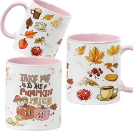 kubek-ceramiczny-330ml-rozowy-jesienne-wzory-dynie-cozy-fall-pumpkin-spice