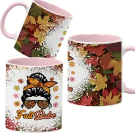 kubek-ceramiczny-330ml-rozowy-jesienne-wzory-dynie-cozy-fall-pumpkin-spice