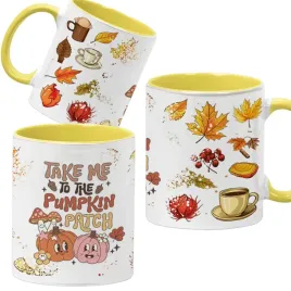 kubek-ceramiczny-330ml-zolty-jesienne-wzory-dynie-cozy-fall-pumpkin-spice